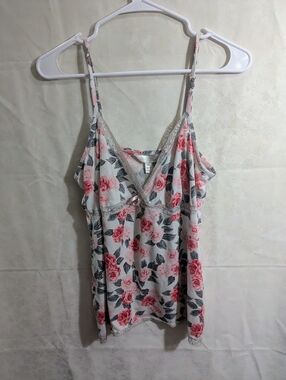 Marilyn Monroe Pink Floral Lace Camisole